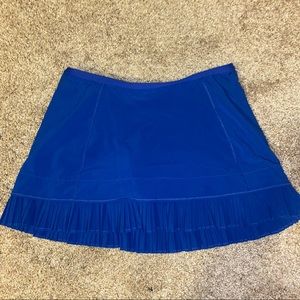 Blue LULULEMON tennis skirt